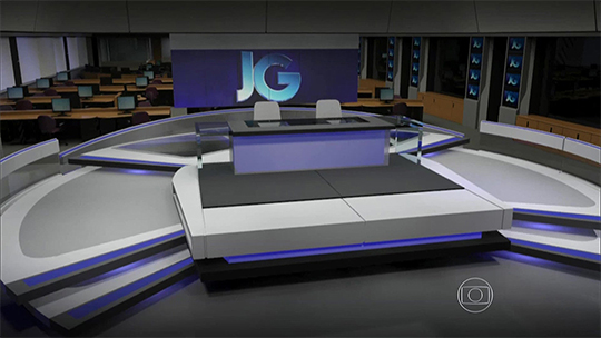 Rendering of "Journal da Globo" set