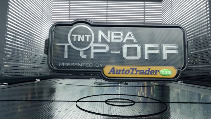 Example of "NBA on TNT" title card.