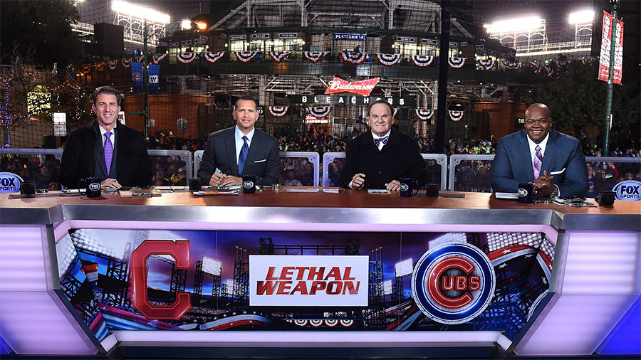 Fox Sports setup at Wrigley Field. Photos courtesy of Fox Sports.