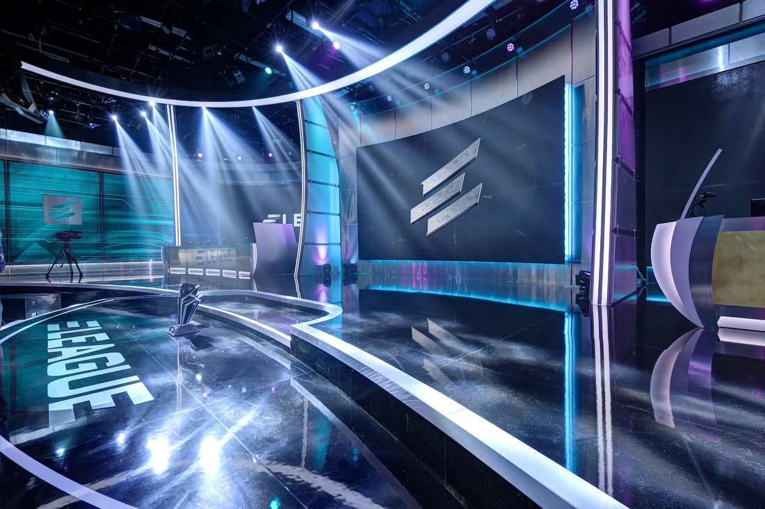 ELeague Broadcast Set Design Gallery