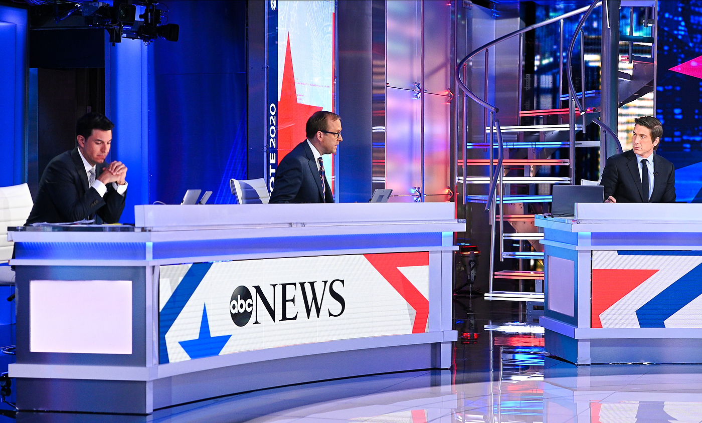 ABC News 2020 Election Headquarters Broadcast Set Design ...