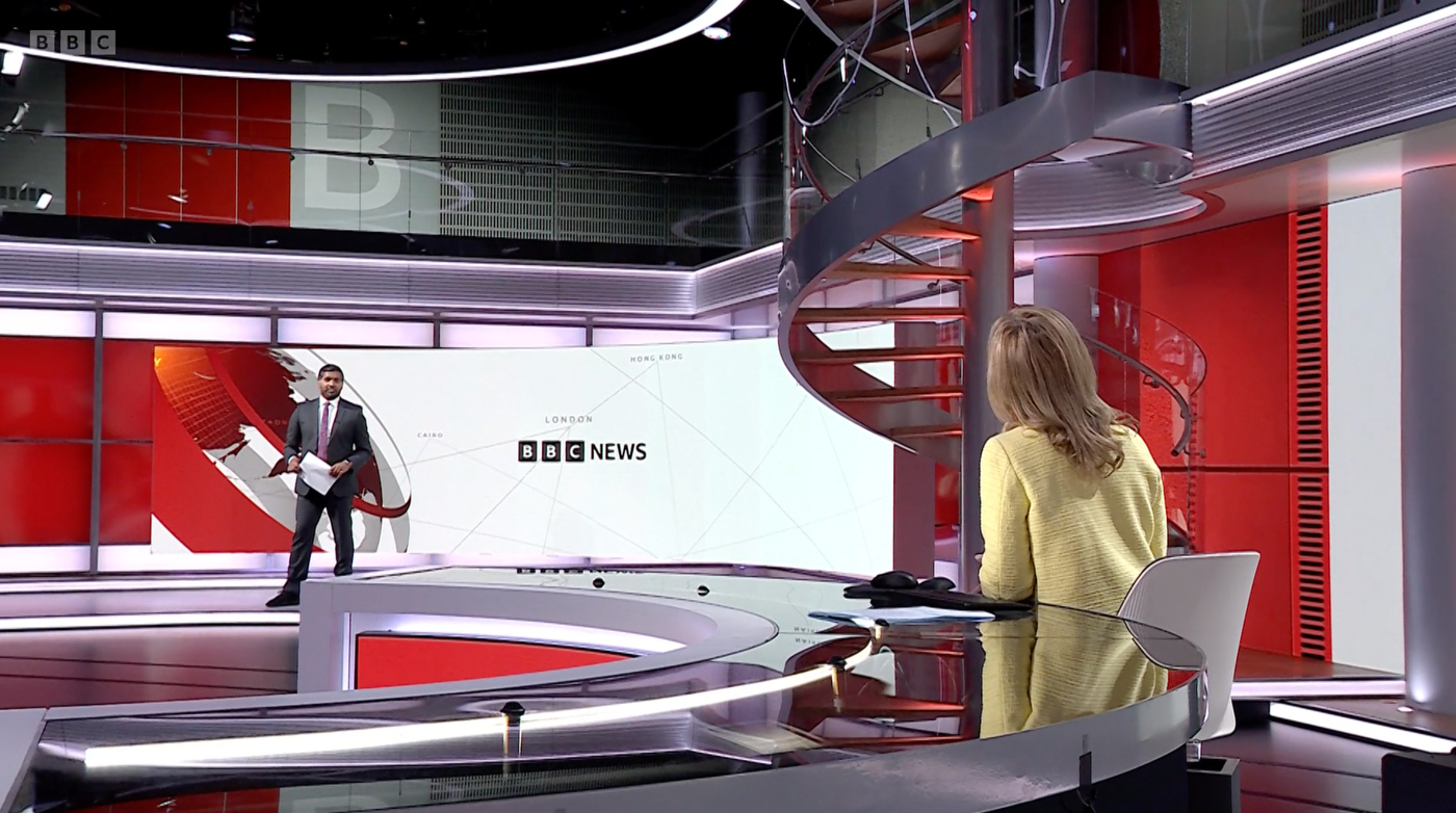 Bbc News Studio B Broadcast Set Design