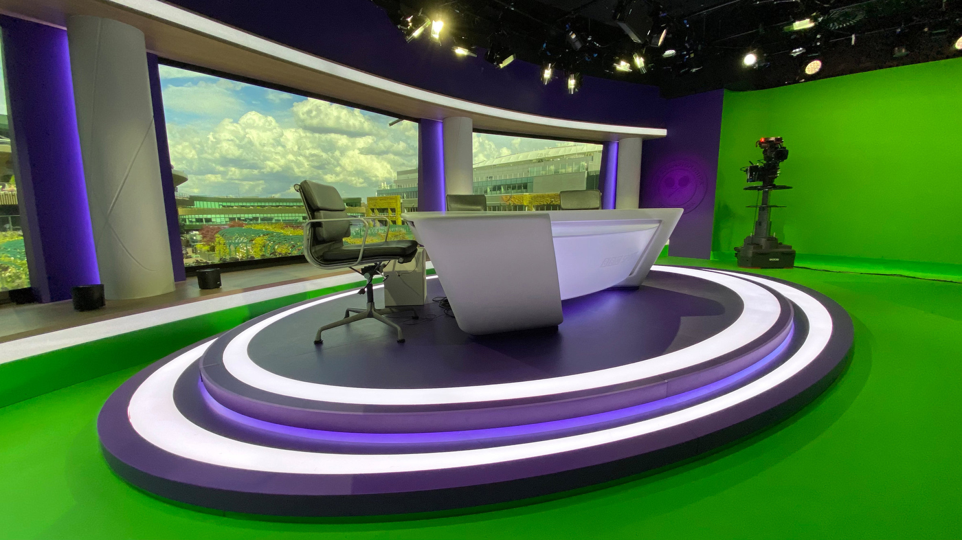 BBC Sport Wimbledon Broadcast Set Design Gallery