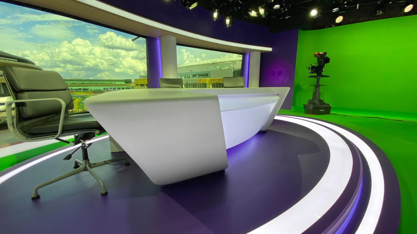 BBC Sport Wimbledon Broadcast Set Design Gallery