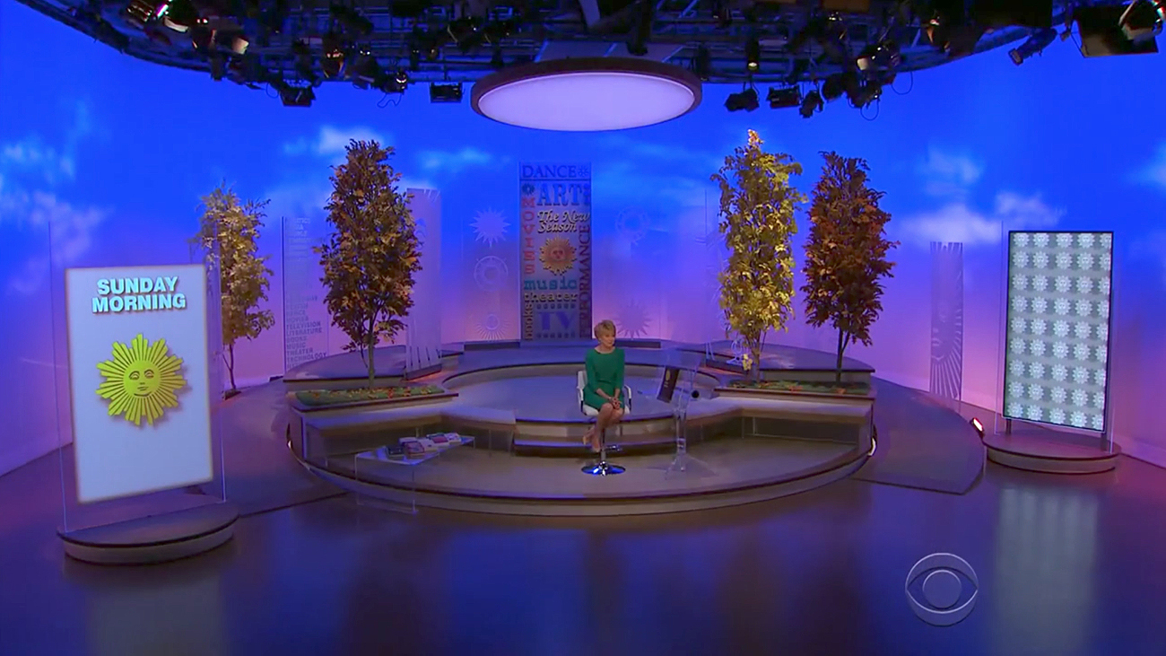 CBS Sunday Morning Broadcast Set Design Gallery