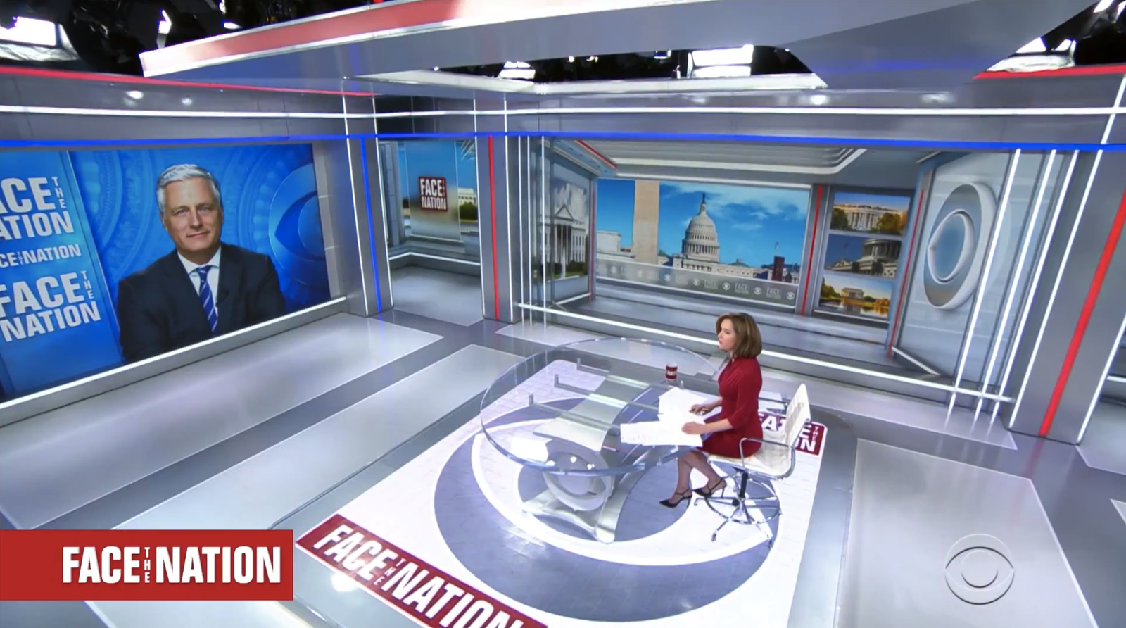 CBS News Washington bureau Set Design Gallery