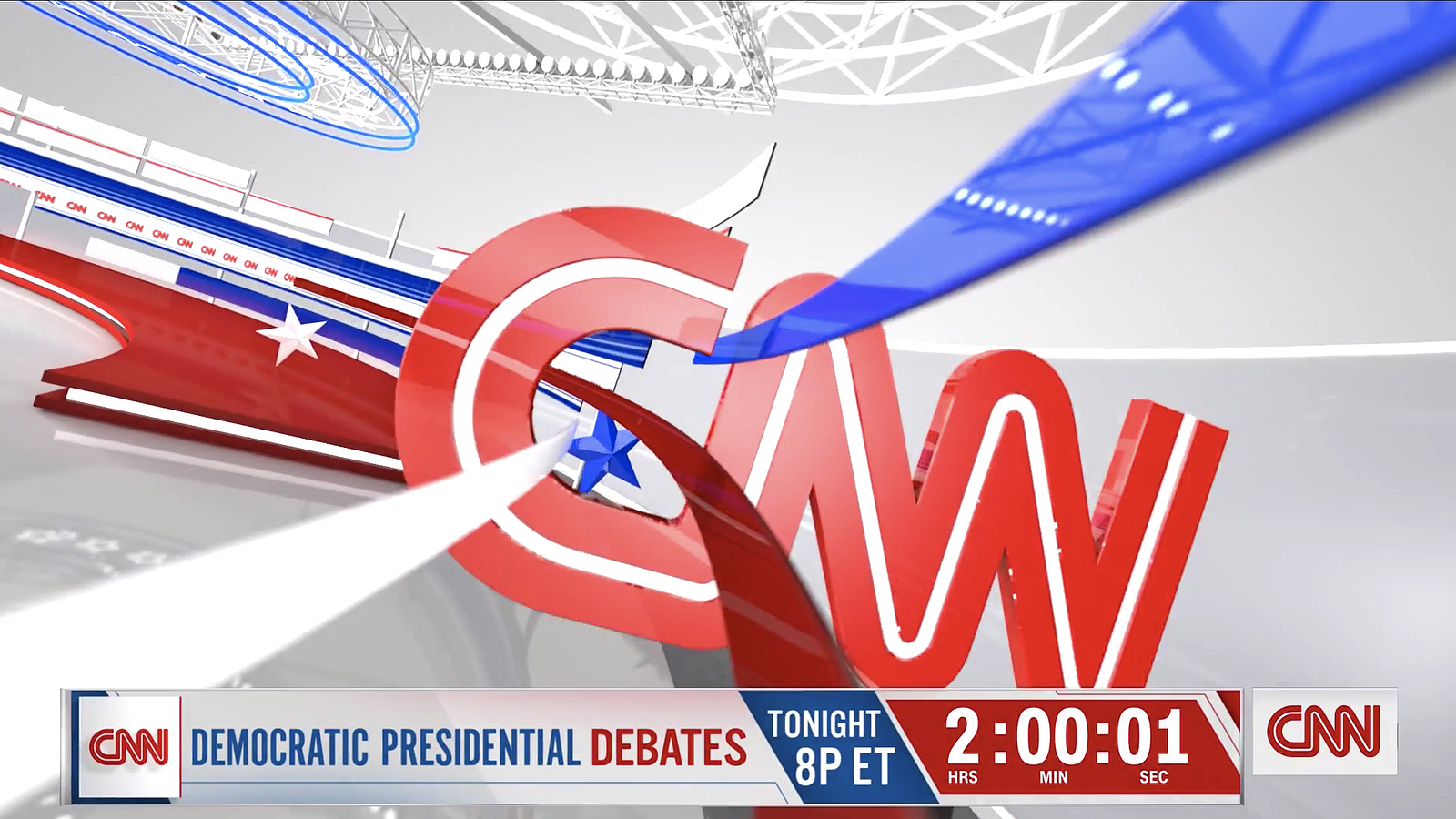 Cnn Democratic Debate Motion Graphics And Broadcast Design Gallery 