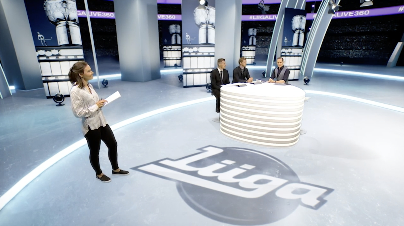 Telia Liiga Broadcast Set Design Gallery