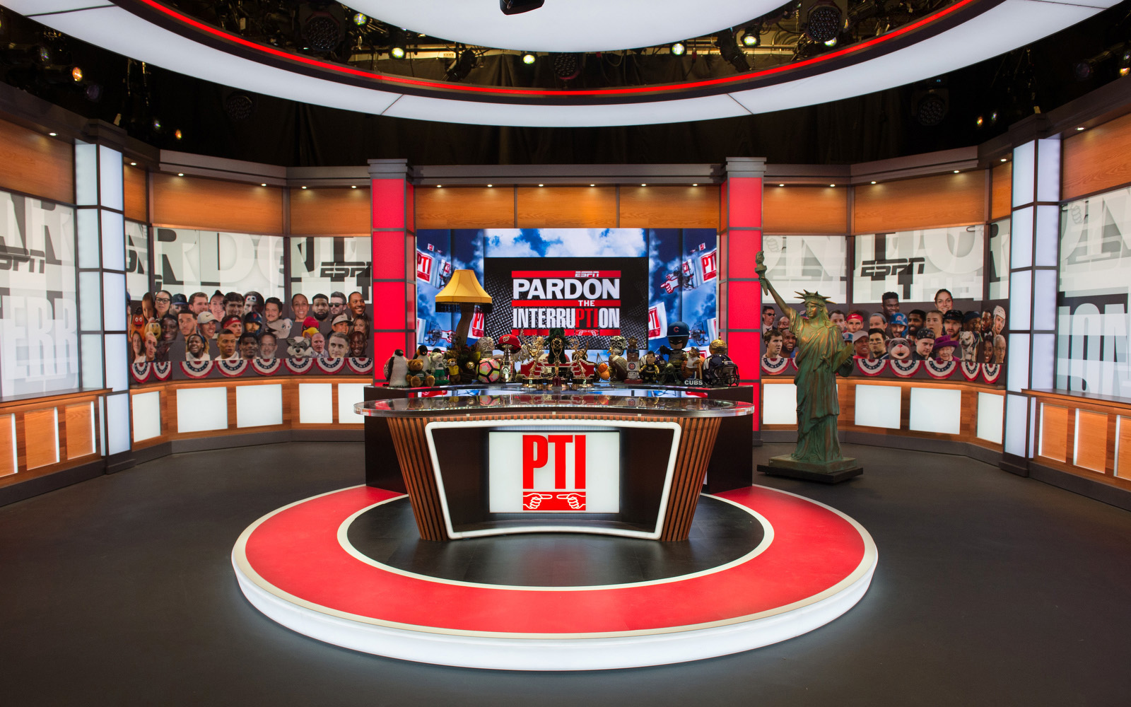 Washington D.C. - January 14, 2020 - DC Studios: Pardon the Interruption set. (Photo by Randy Sager / ESPN Images)