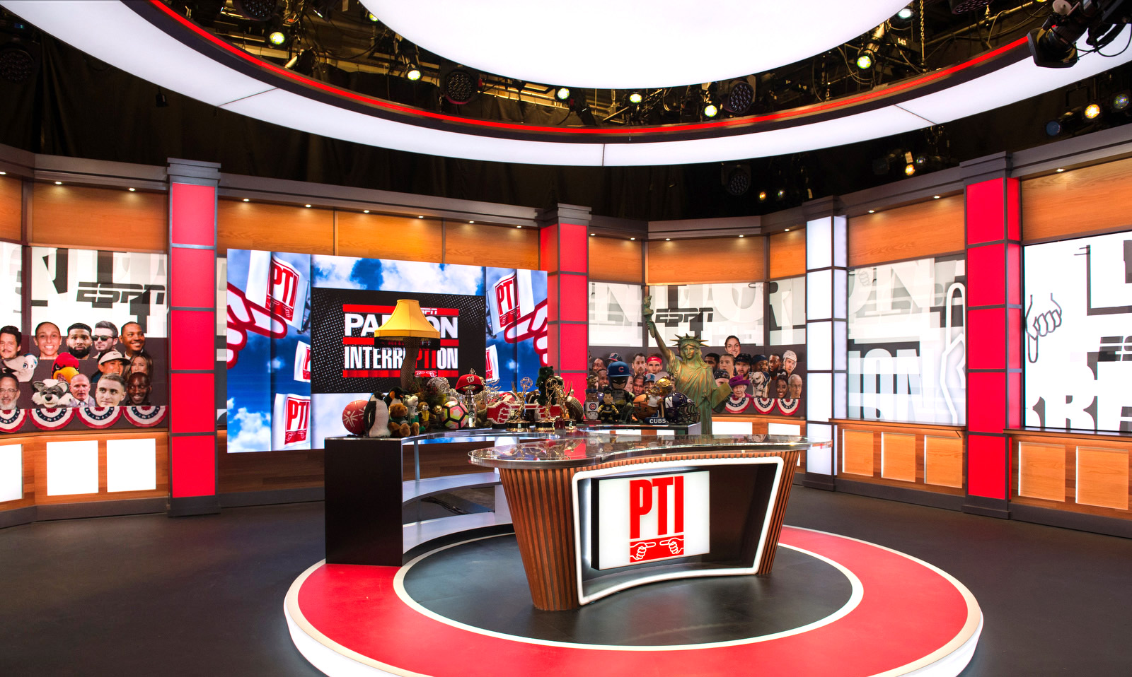 Washington D.C. - January 14, 2020 - DC Studios: Pardon the Interruption set (Photo by Randy Sager / ESPN Images)