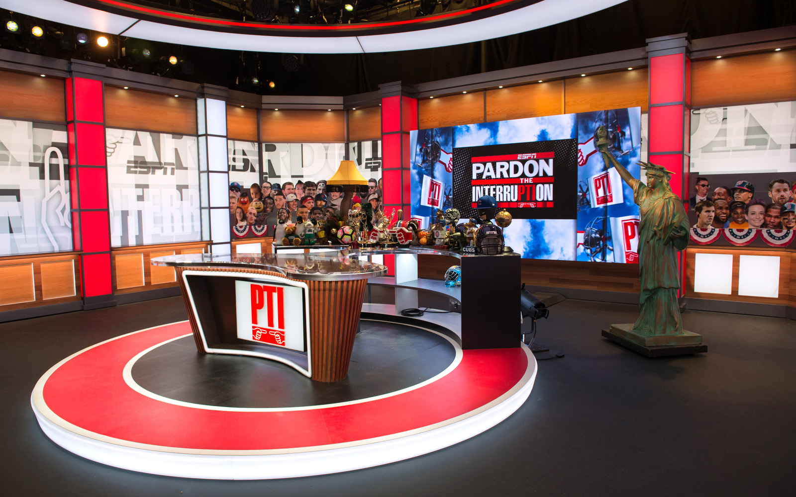 Washington D.C. - January 14, 2020 - DC Studios: Pardon the Interruption set (Photo by Randy Sager / ESPN Images)