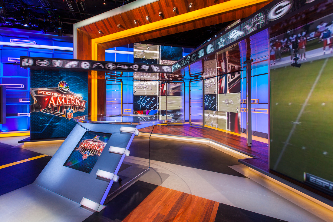 Football Night in America Broadcast Set Design Gallery