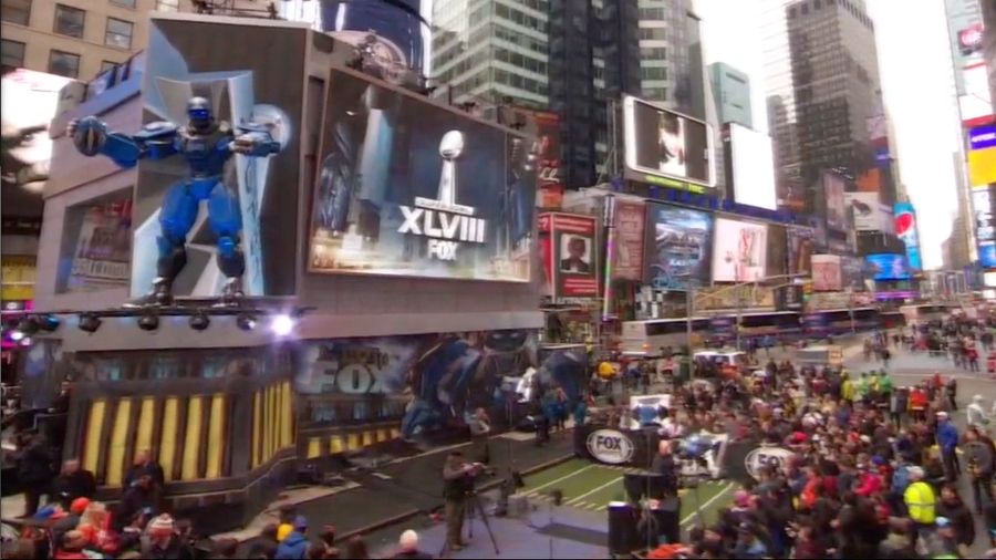 Fox Sports Superbowl XLVIII Broadcast Set Design Gallery