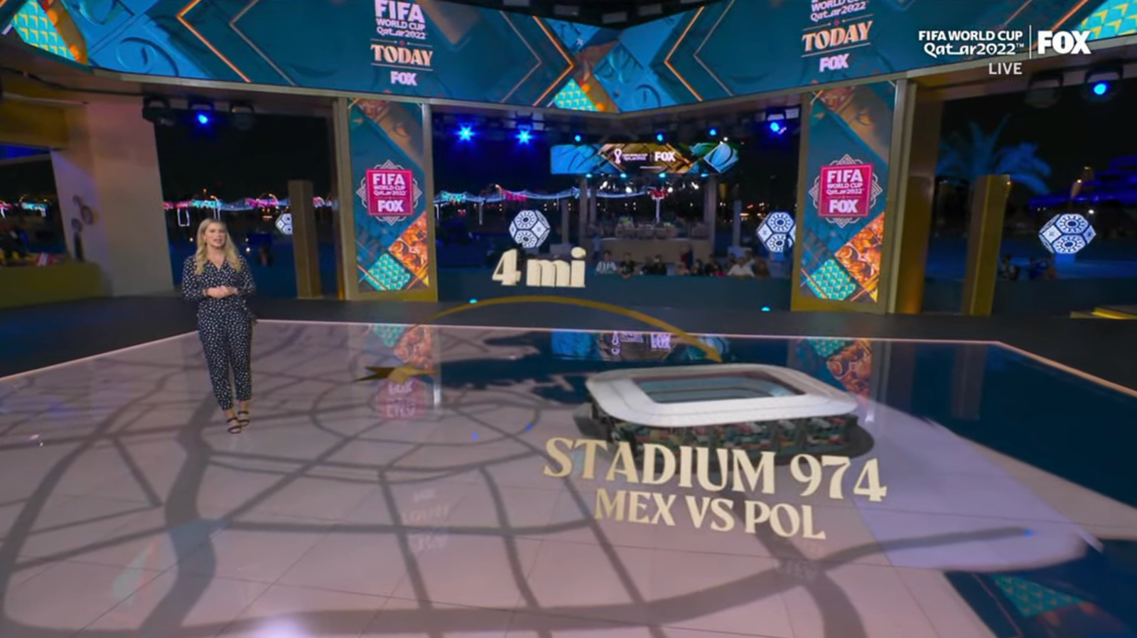 Fox Sports World Cup 2022 Broadcast Set Design Gallery