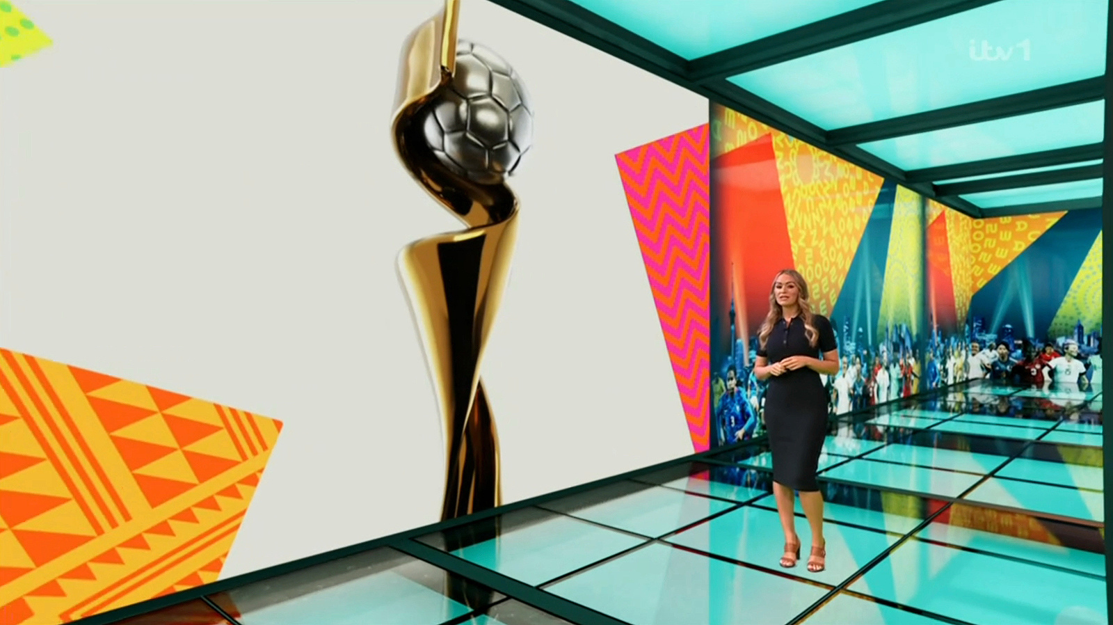 ITV Womens World Cup 2023 Broadcast Set Design Gallery