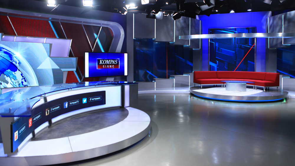 Kompas Broadcast Set Design Gallery