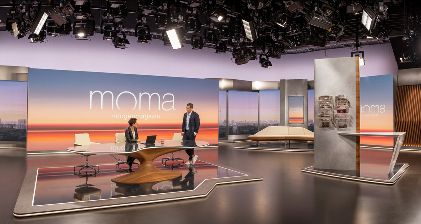 Morgenmagazin Broadcast Set Design Gallery