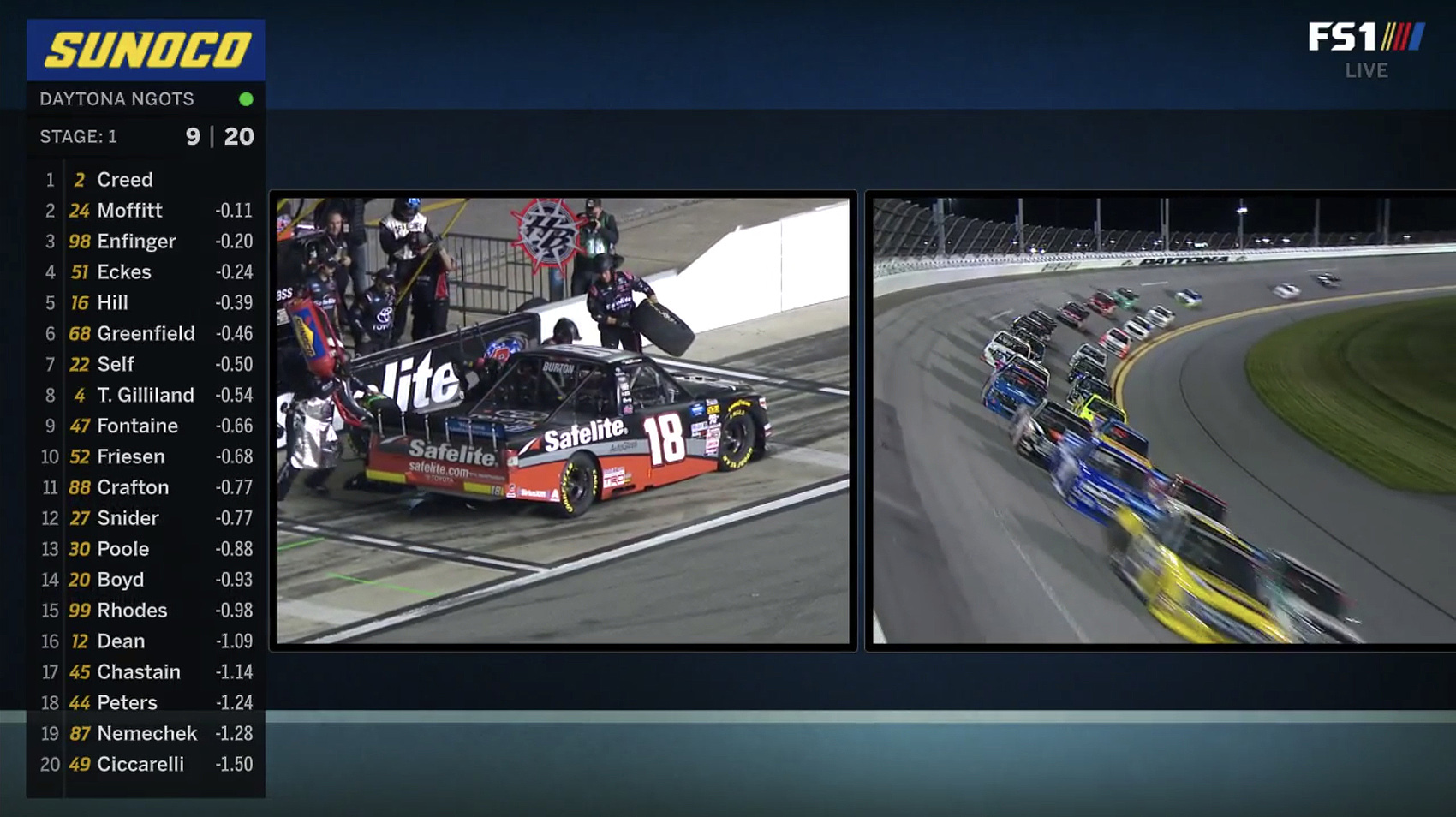 Fox NASCAR Motion Graphics and Broadcast Design Gallery