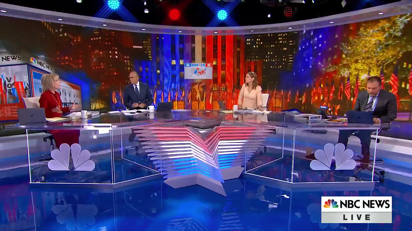 NBC News 2020 Election Headquarters Broadcast Set Design Gallery