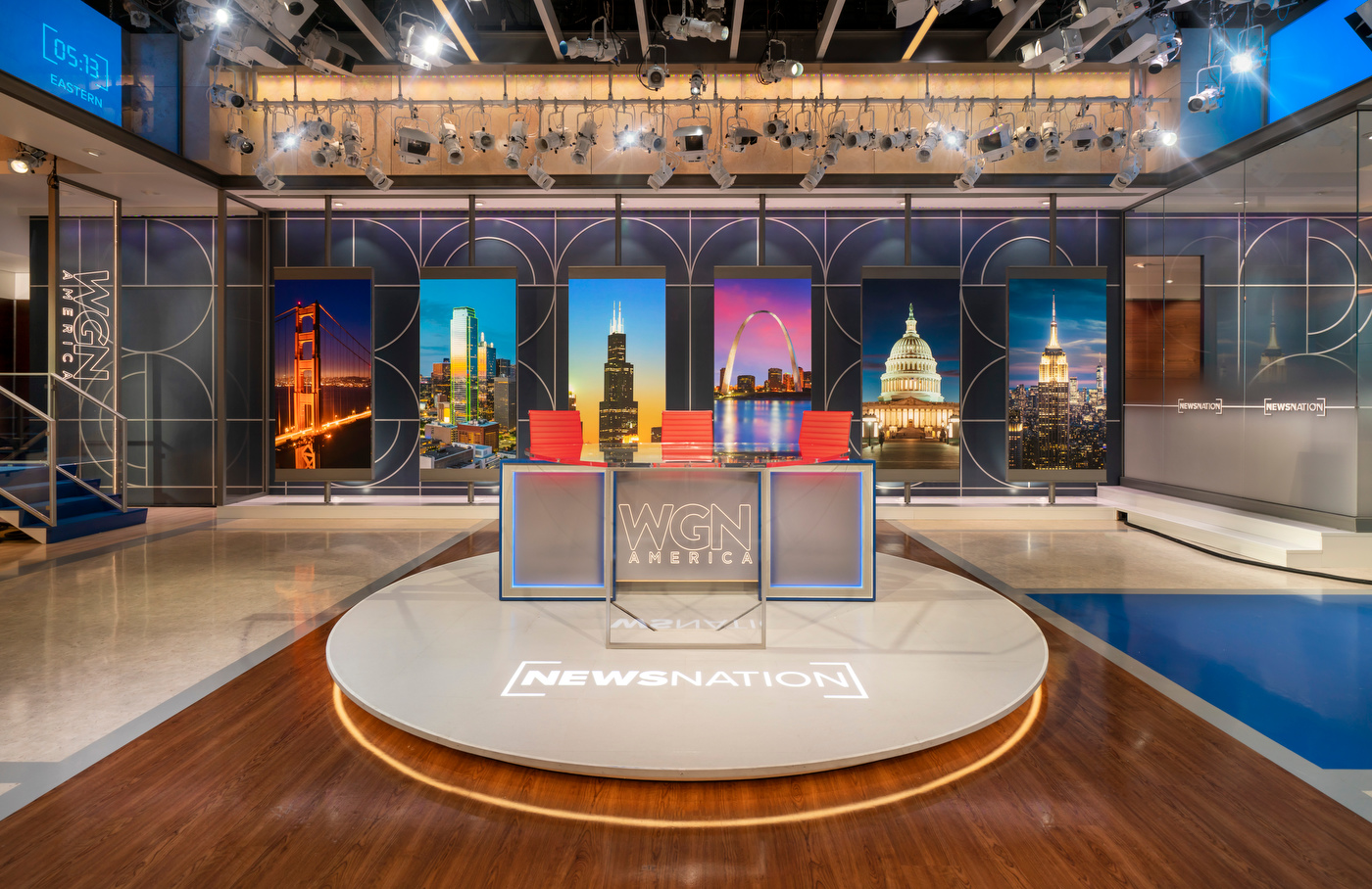 Newsnation On Wgn America Broadcast Set Design Gallery