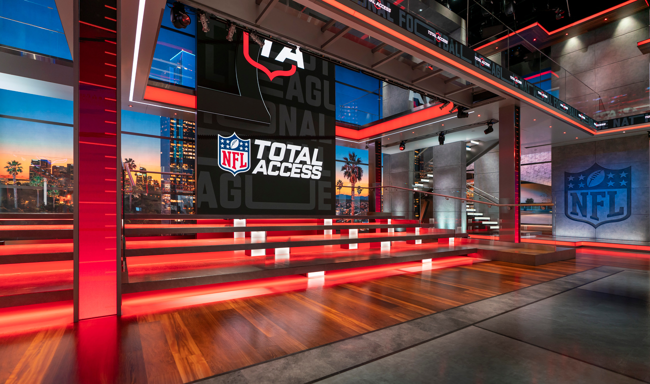 NFL Network Studio 1 Broadcast Set Design Gallery