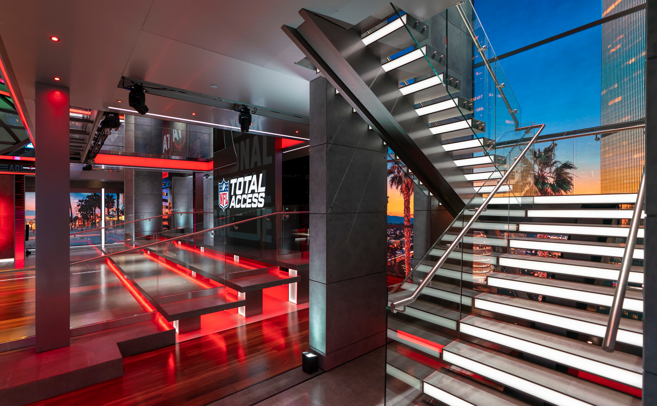 NFL Network Studio 1 Broadcast Set Design Gallery