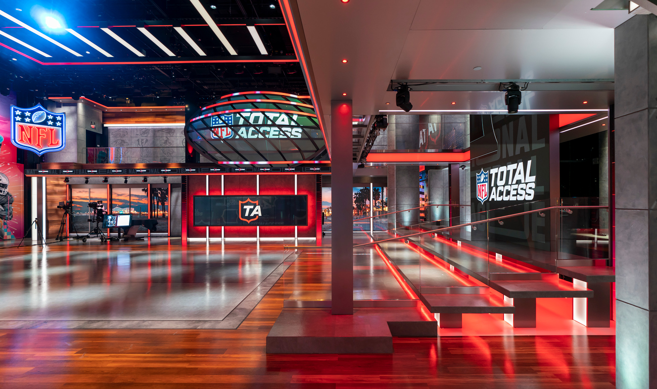 NFL Network Studio 1 Broadcast Set Design Gallery