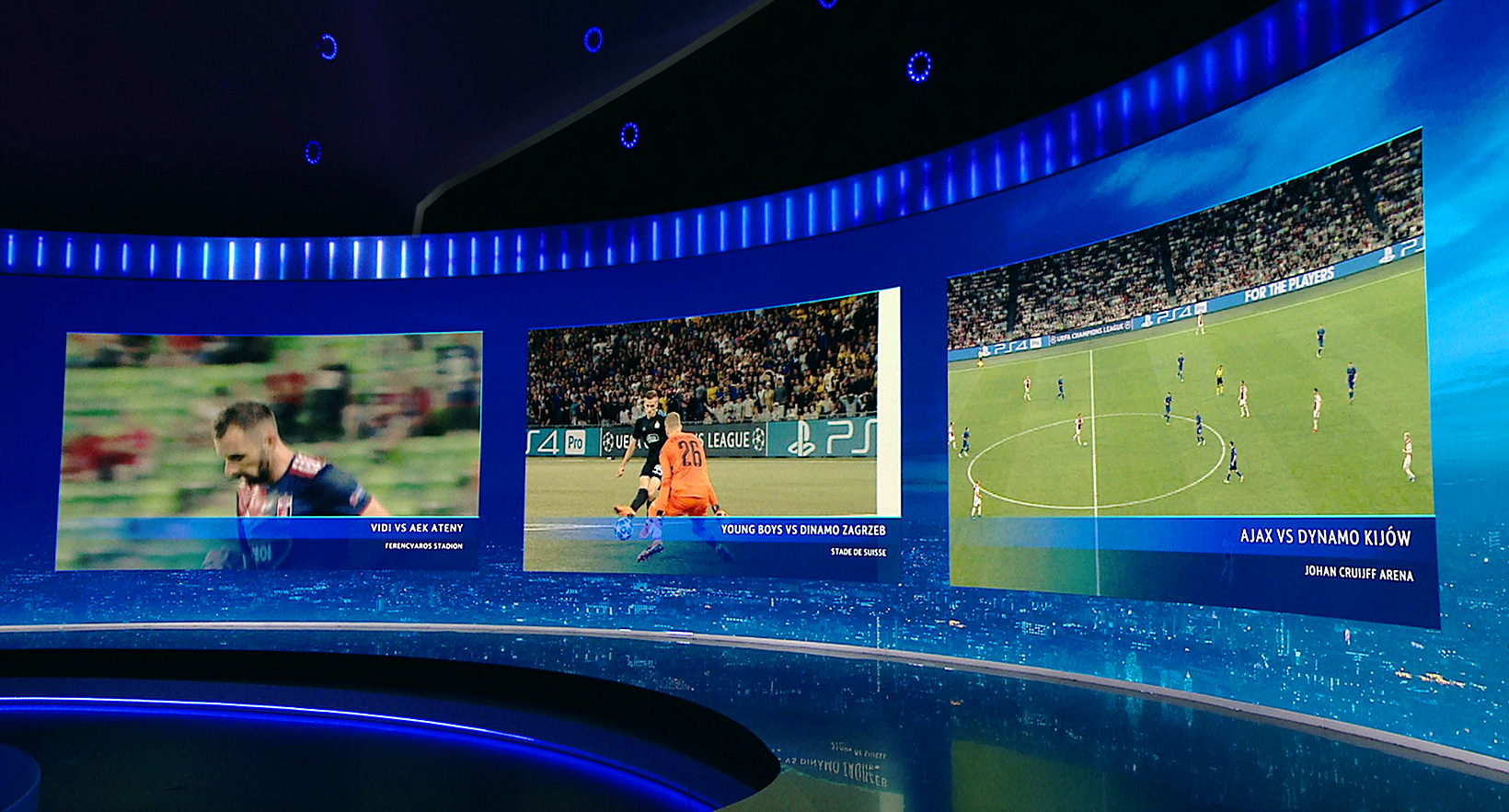 Polsat Sport Broadcast Set Design Gallery