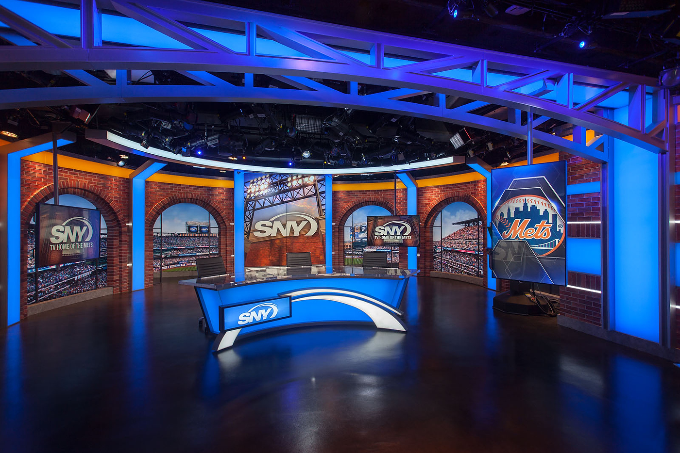 SNY Broadcast Set Design Gallery