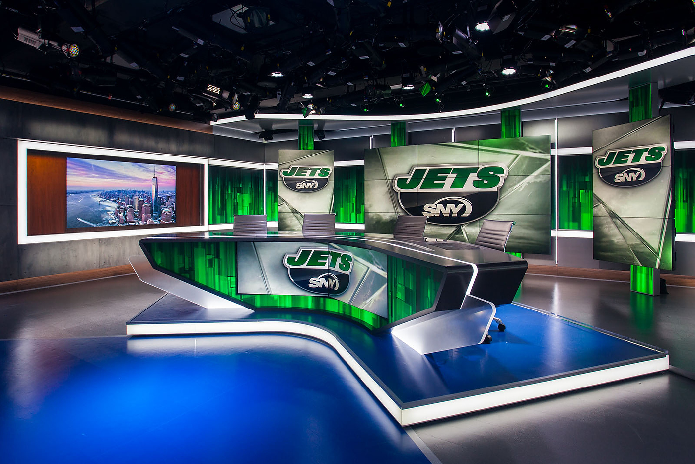 SNY Broadcast Set Design Gallery