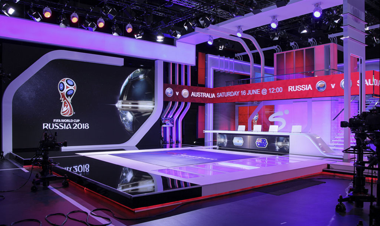 SuperSport Studio 6 Broadcast Set Design Gallery