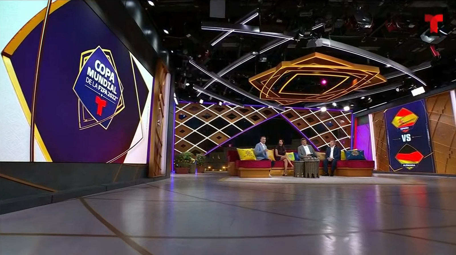 Telemundo World Cup 2022 Broadcast Set Design Gallery