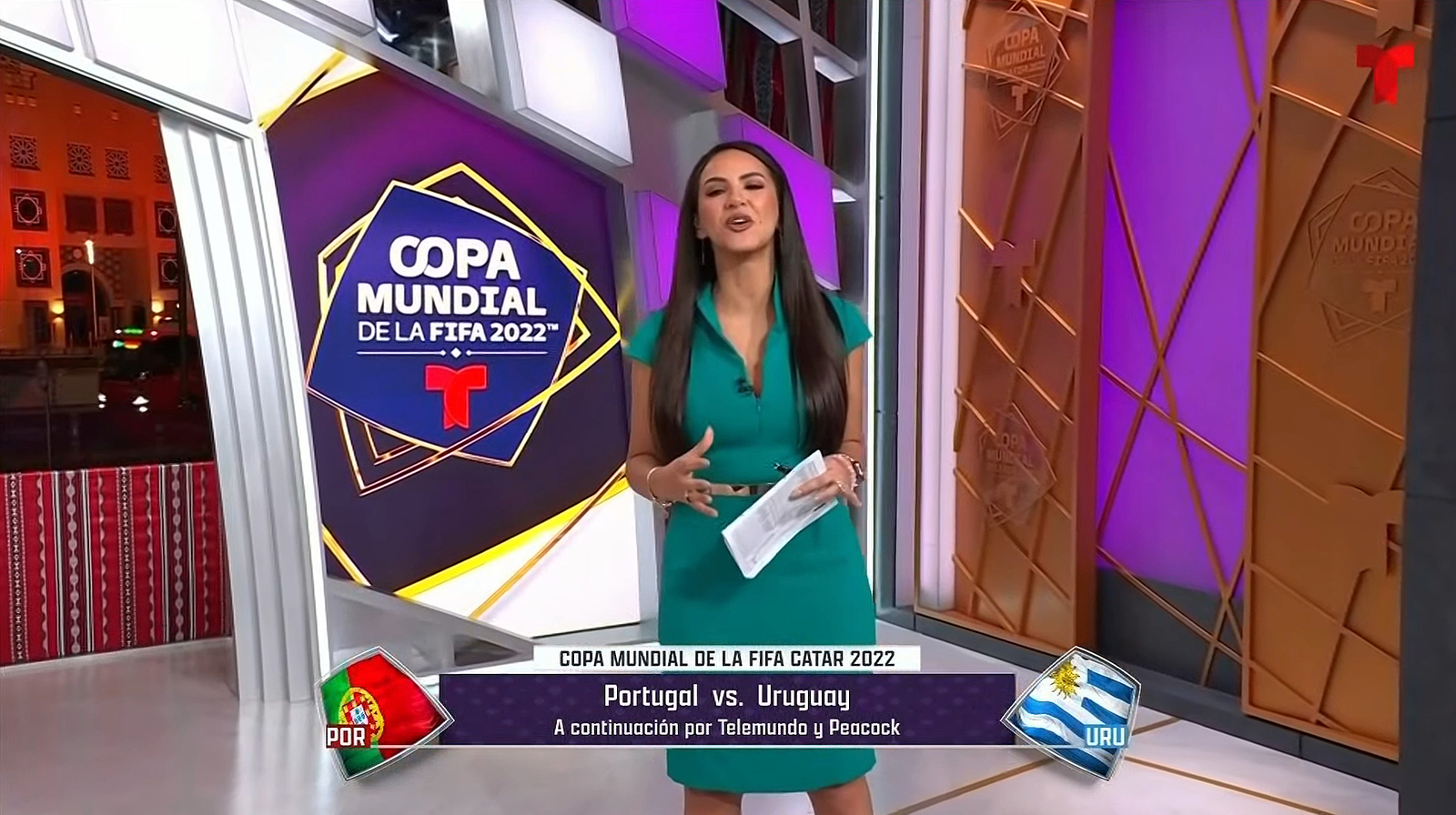 Telemundo World Cup 2022 Broadcast Set Design Gallery