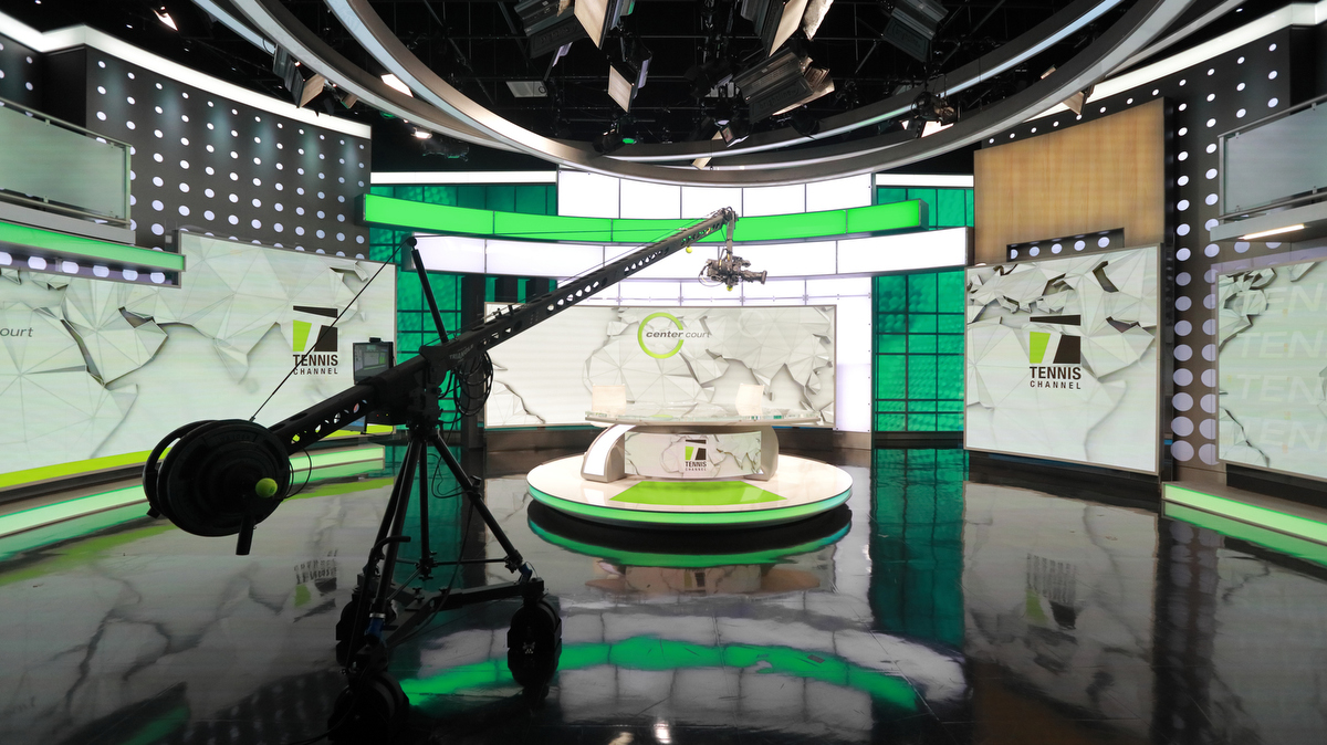 Tennis Channel Broadcast Set Design Gallery