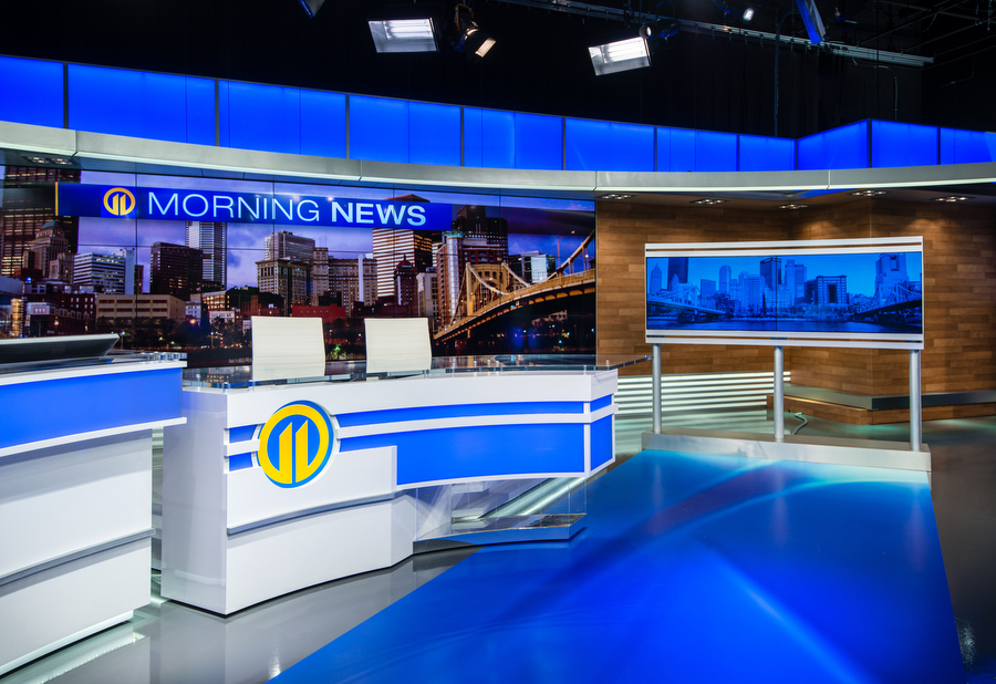 WPXI-TV Broadcast Set Design Gallery