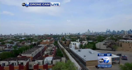 ABC 7 Chicago drone news camera