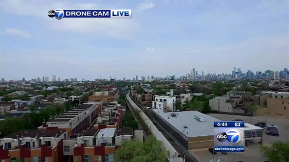 ABC 7 Chicago drone news camera