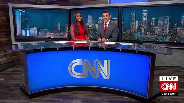 Cnn Newsroom Debuts From Los Angeles Newscaststudio