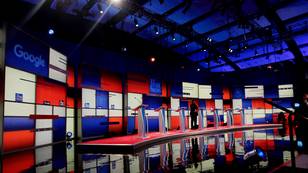 Fox News Presidential Debate Broadcast Set Design Gallery