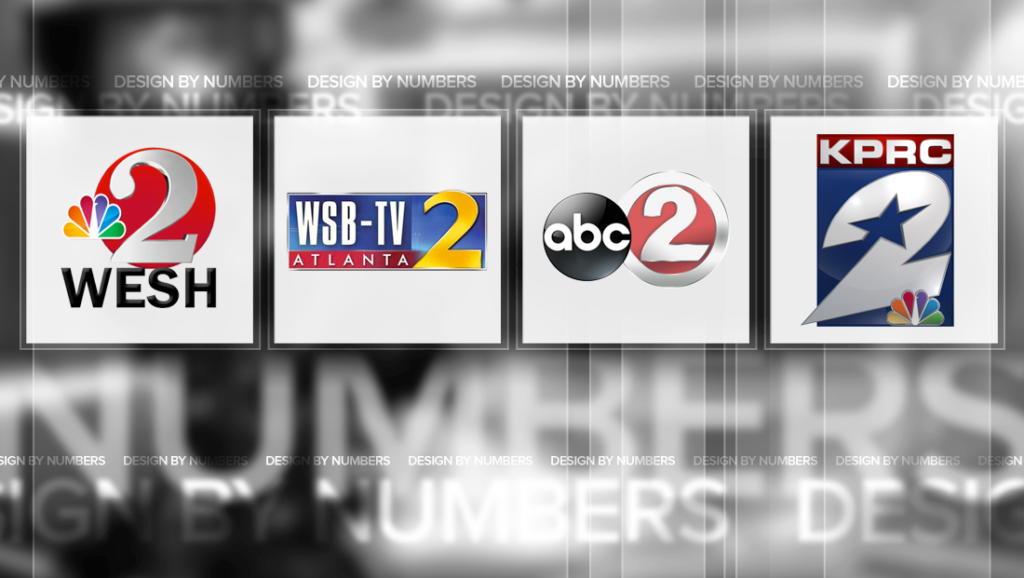 Notable Channel 2 TV station logo designs NewscastStudio