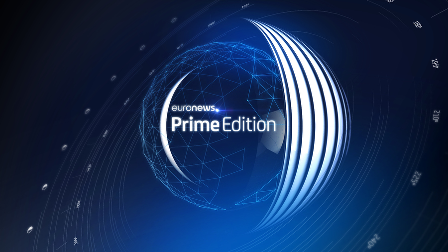 euronews prime edition title card and motion graphics