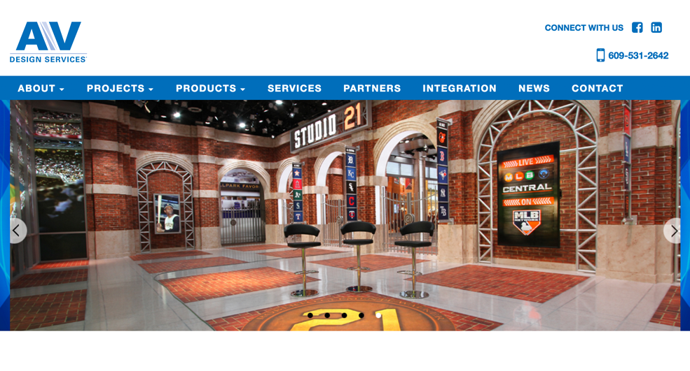 AV Design Services Website