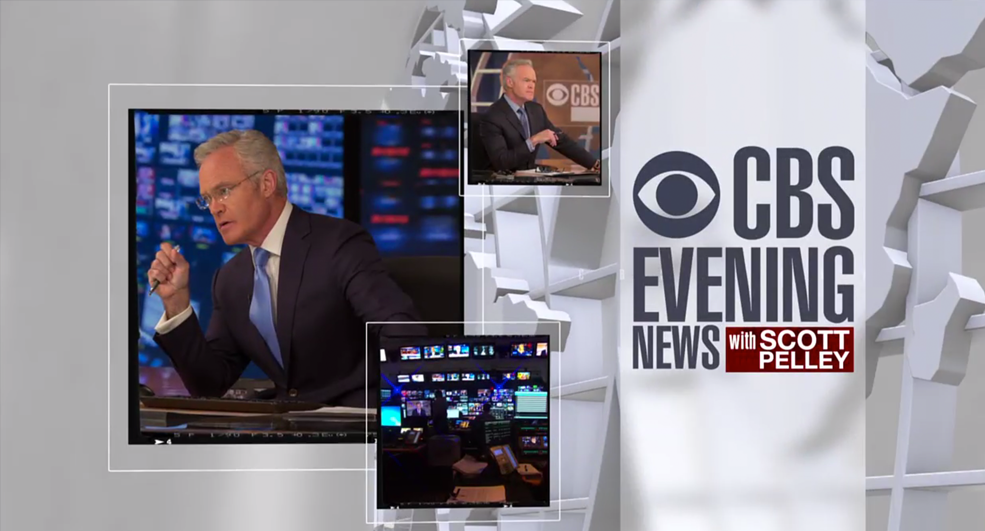 CBS Evening News Graphics Title Card