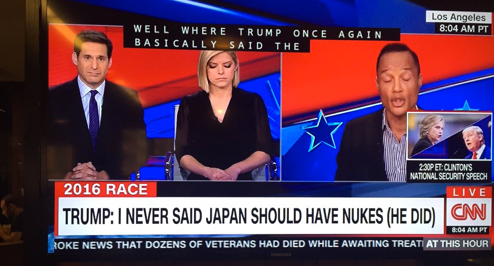 CNN calls out Donald Trump in Chyron graphic