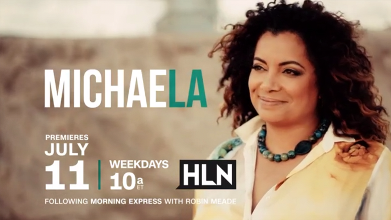 Michaela Pereira HLN show logo