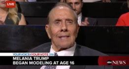 Bob Dole identified as Melania Trump