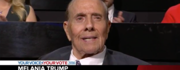 Bob Dole identified as Melania Trump