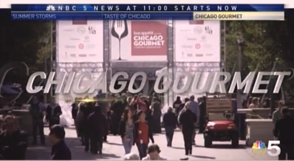 NBC graphics package pre-show teases