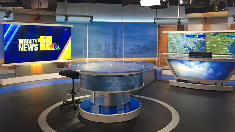 WBAL new weather center set