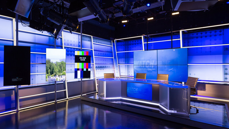 Ithaca College raises the bar in college TV news set design